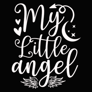My Little Angel Window Decal