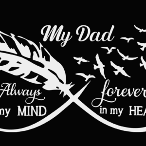 Dad Memorial Window Decal