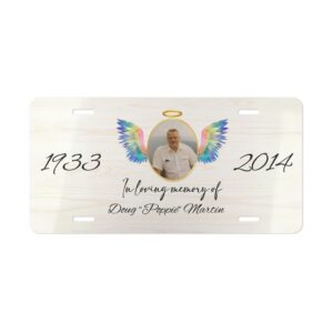 Cherished Memory Vanity Plate Keepsake