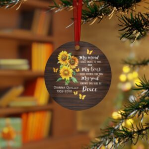 Sunflower Memorial Ornament